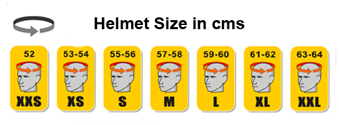 Nexx Helmet Size Chart