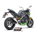SC-PROJECT 4-2-1 TITANIUM HEADERS COMPATIBLE WITH SPECIFIC FOR KAWASAKI Z900 2020-202 EURO 5 PART # K34B-FT-FS