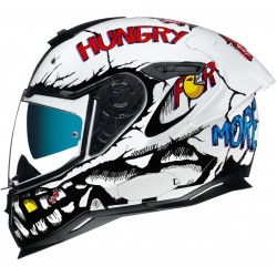 Nexx SX.100R Hungry Miles White Helmet