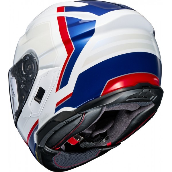 SHOEI GT AIR 3 REALM TC-10 WHITE BLUE RED HELMET