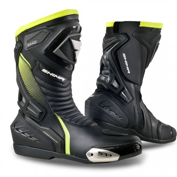 Shima Rsx-6 Black Yellow Boots 