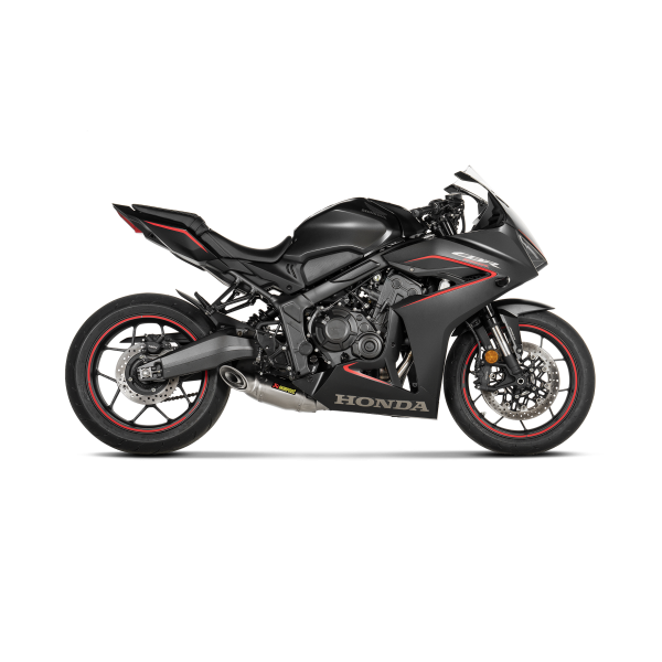 AKRAPOVIC RACING LINE TITANIUM FULL SYSTEM EXHAUST FOR HONDA CBR650R 2024-2025 PART # S-H6R15-AFT +  P-HF1571