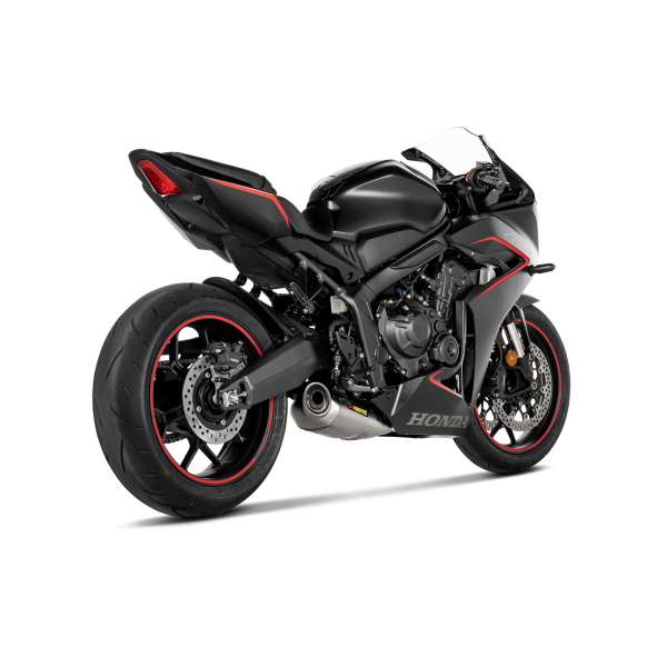 AKRAPOVIC RACING LINE TITANIUM FULL SYSTEM EXHAUST FOR HONDA CBR650R 2024-2025 PART # S-H6R15-AFT +  P-HF1571
