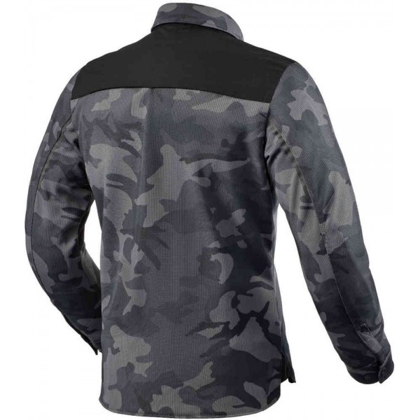 Revit Tracer Air 2 Camo Dark Grey Overshirt Jacket
