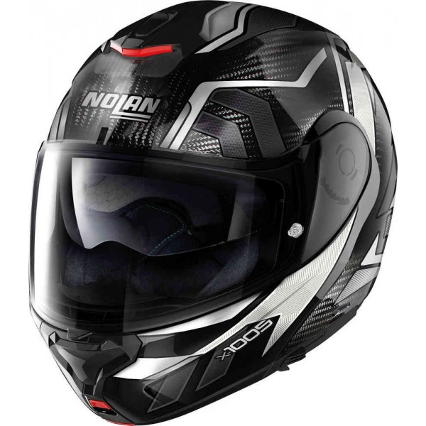 NOLAN X-1005 ULTRA CARBON SANDGLASS N-COM WHITE HELMET