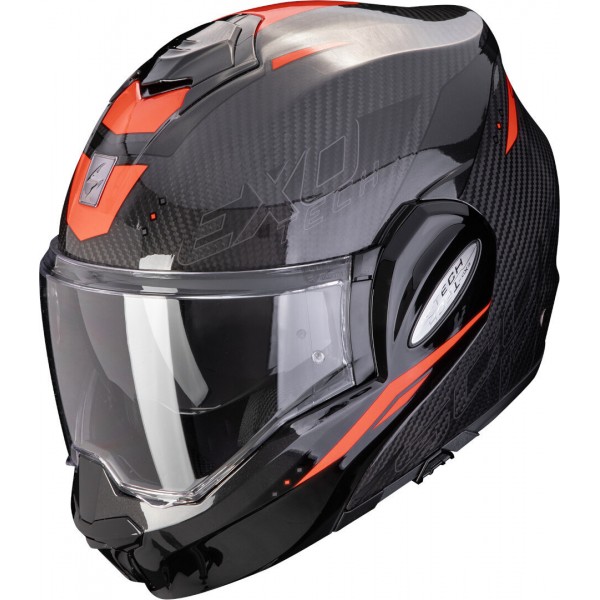 SCORPION EXO TECH EVO CARBON ROVER RED HELMET
