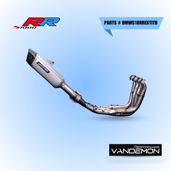 Vandemon Titanium Exhaust For Bmw S1000Rr System 2019-21 parts # Bmws10Rrextitb