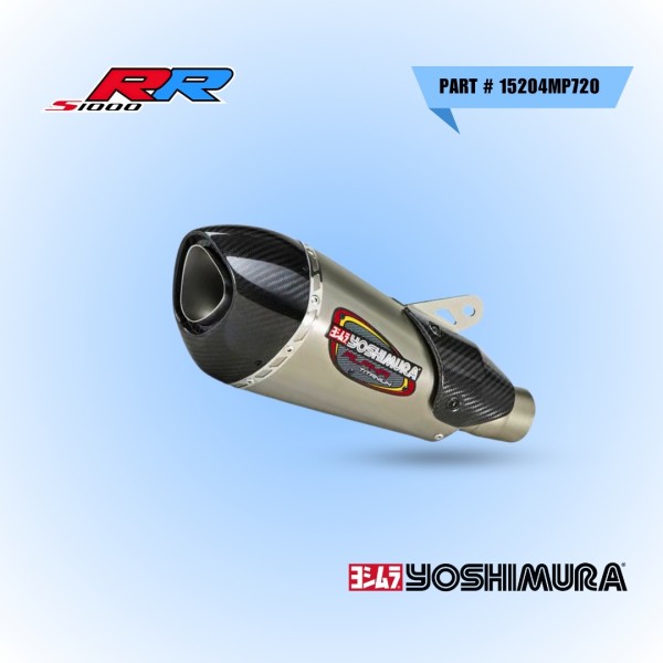Yoshimura Street Alpha T Slip-on Titanium Exhaust For BMW S 1000 RR 2020 Part # 15204MP720