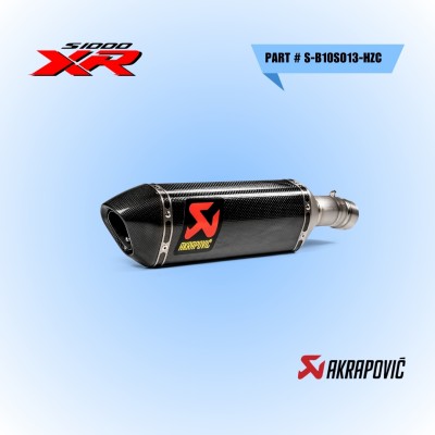 AKRAPOVIC SLIP-ON LINE CARBON FOR BMW S 1000 XR 2020-2024 PART # S-B10SO13-HZC