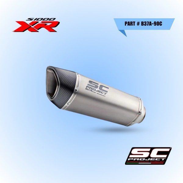 SC-PROJECT SC1-R CARBON EXHAUST FOR BMW S 1000 XR 2020-2023 PART # B37A-90C