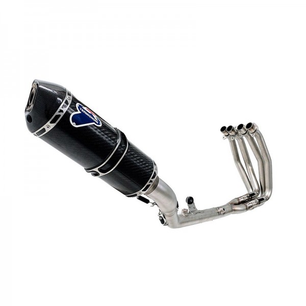 TERMIGNONI STEEL CARBON FULL EXHAUST FOR KAWASAKI NINJA ZX-4RR 2024-2025  PART # K092SR0100ICC