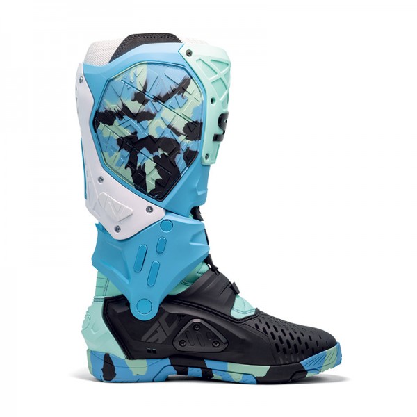 SIDI CROSSAIR X BOTTES MESSY CYAN BOOTS