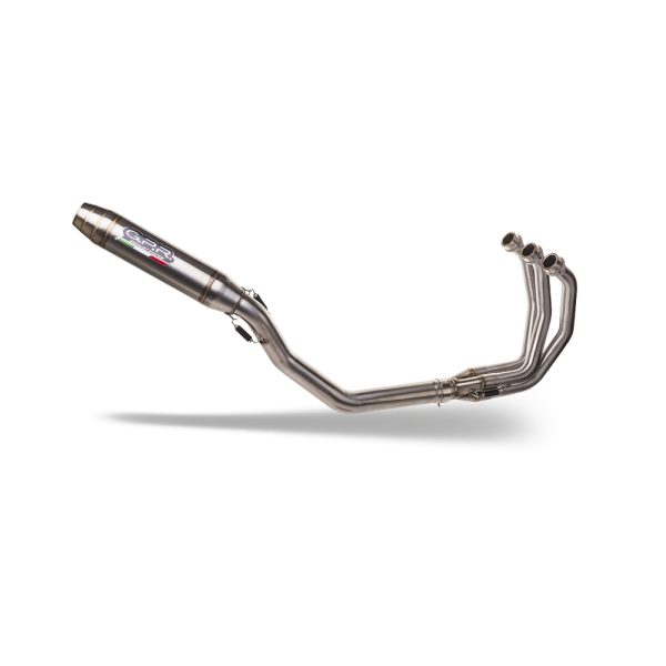GPR EXHAUST DEEPTONE INOX COMPLETE RACING EXHAUST SUPPLIED WITH DB KILLER FOR TRIUMPH DAYTONA 660 2023-2025 PART # E5.T.100.RACEDB.DE