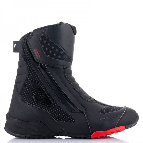 ALPINESTARS RT-7 DRYSTAR BLACK RED BOOTS