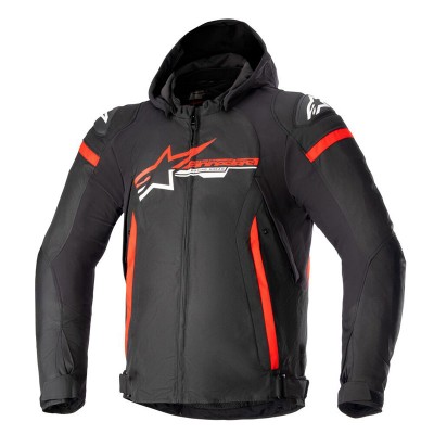 ALPINESTARS ZACA WATERPROOF BLACK RED JACKET