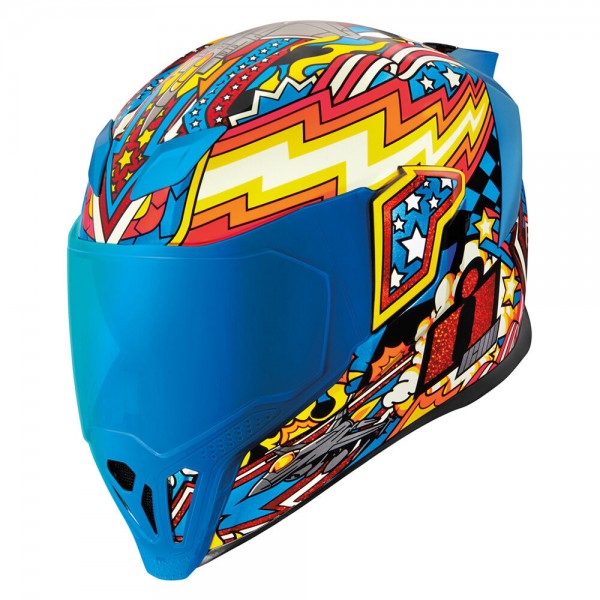 ICON AIRFLITE FLYBOY BLUE HELMET