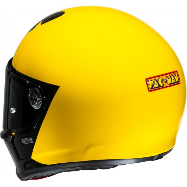 HJC V10 PAC-MAN YELLOW BLACK HELMET