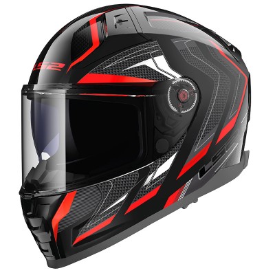 LS2 FF811 VECTOR 2 ALIZER RED HELMET