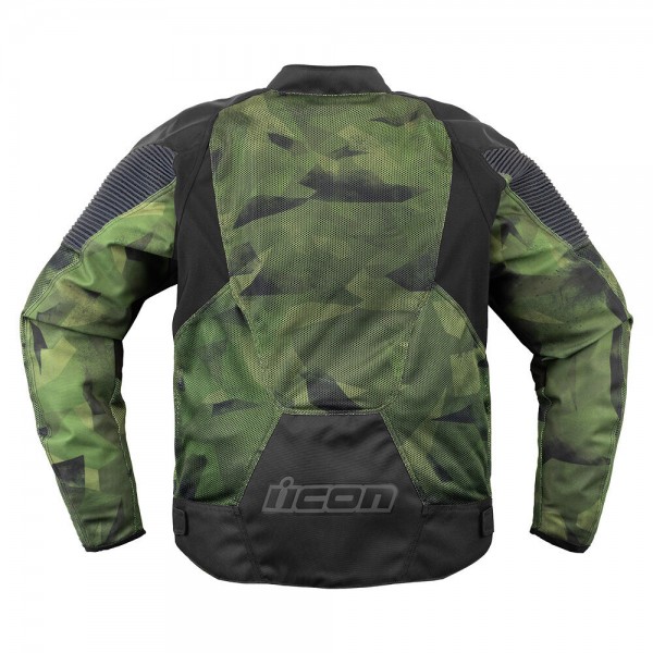 ICON OVERLORD3 MESH CAMO GREEN JACKET