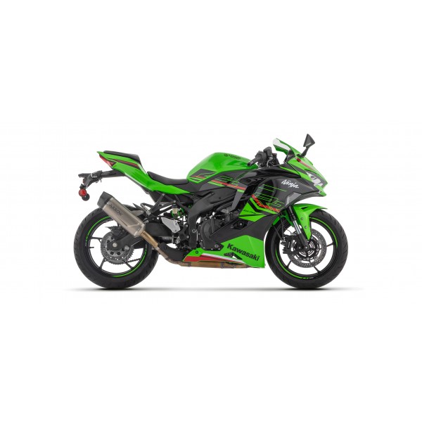 ARROW COMPETITION FULL TITANIUM FULL SYSTEM EXHAUST FOR KAWASAKI NINJA ZX-4R 2024 PART # 71234PTZ