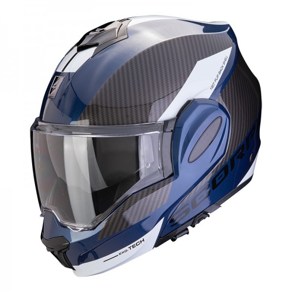 SCORPION EXO TECH EVO TEAM BLUE HELMET