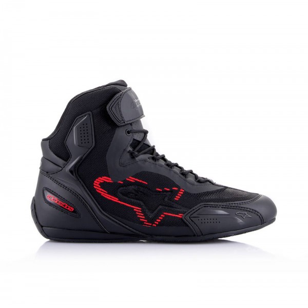 ALPINESTARS FASTER 3 RIDEKNIT DARK GREY RED SHOES