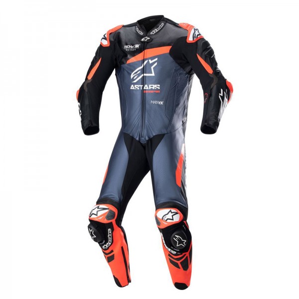 ALPINESTARS GP PLUS V4 BLACK RED BLUE SUIT