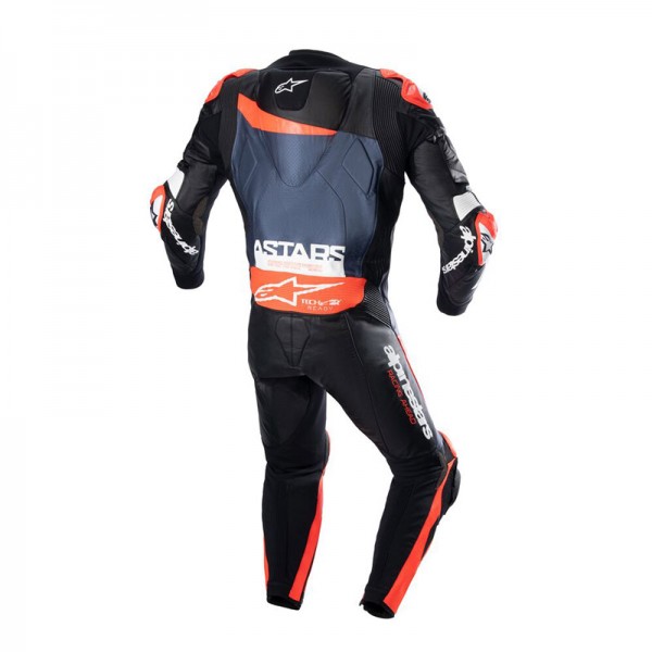 ALPINESTARS GP PLUS V4 BLACK RED BLUE SUIT