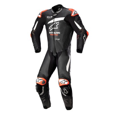 ALPINESTARS GP PLUS V4 BLACK WHITE SUIT