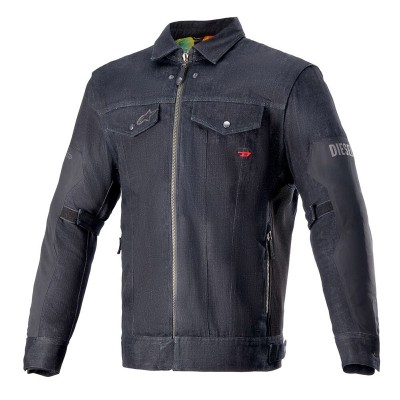 ALPINESTARS AS-DSL KENTARO RINSE BLUE BLACK JACKET