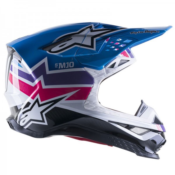 ALPINESTARS SUPERTECH S-M10 TROY LEE DESIGN EDITION BLUE HELMET