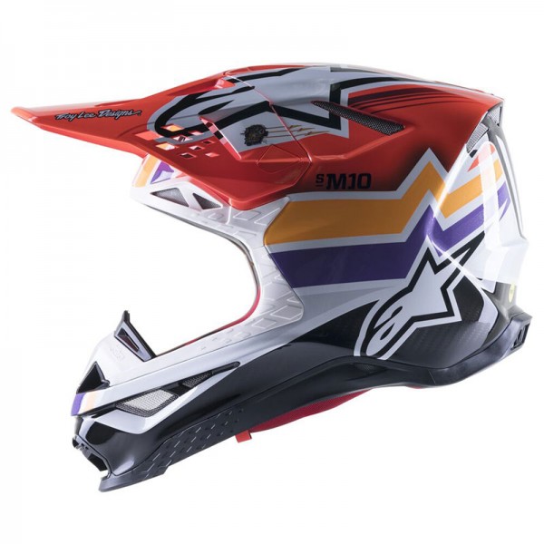 ALPINESTARS SUPERTECH S-M10 TROY LEE DESIGN EDITION RED HELMET