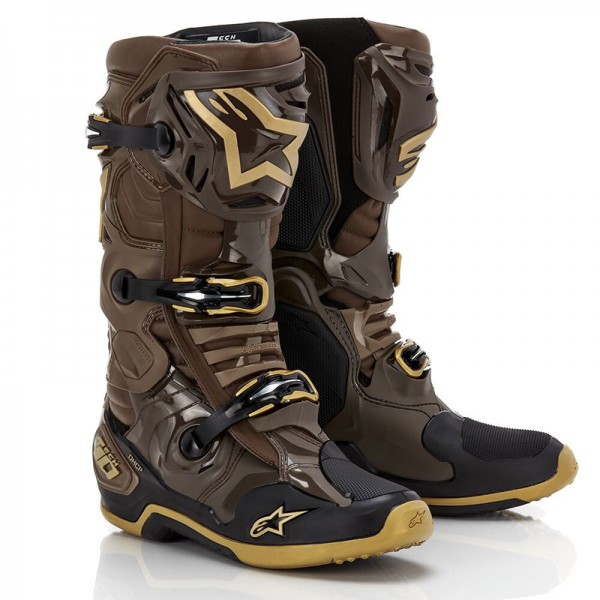 ALPINESTARS TECH 10 SQUAD 23 LTD BROWN BOOTS