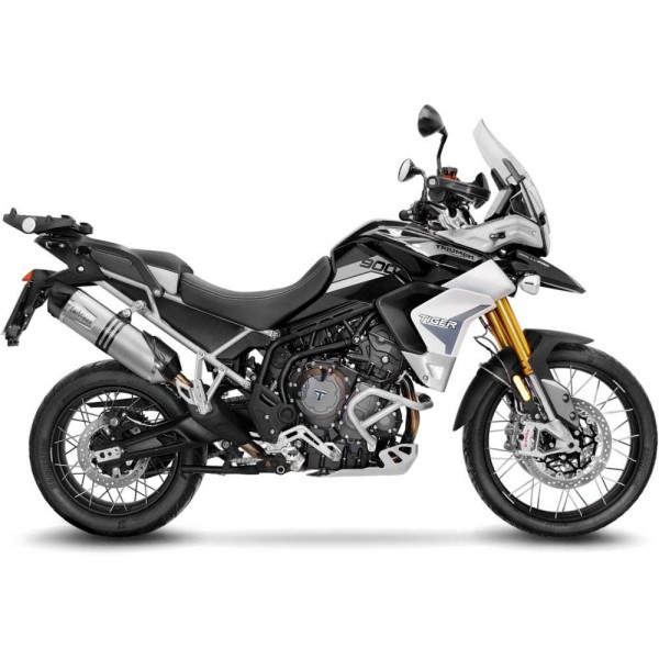 LEOVINCE LV ONE EVO SLIP-ON FOR TRIUMPH TIGER 850/900 GT/RALLY/PRO 2020-2023 PART # 14352EU