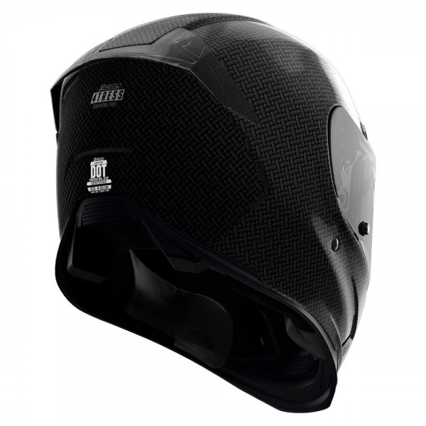 ICON AIRFRAME PRO CARBON 4TRESS BLACK HELMET