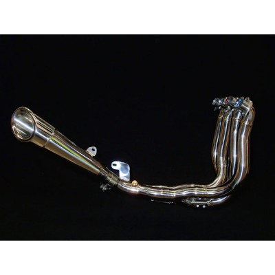 VANDEMON POLISHED TITANIUM EXHAUST FOR KAWASAKI NINJA H2/H2R 2015-2023 PART # KAWAH2TICSPOLEXHD