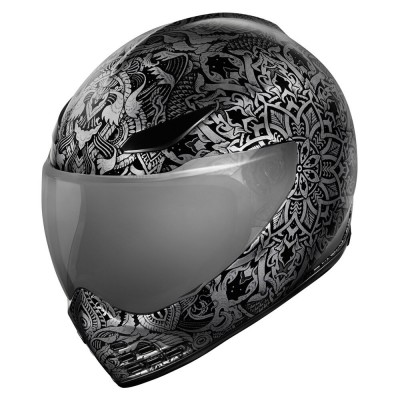 ICON DOMAIN GRAVITAS BLACK HELMET