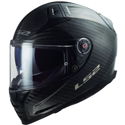 LS2 FF811 VECTOR 2 CARBON SOLID BLACK HELMET