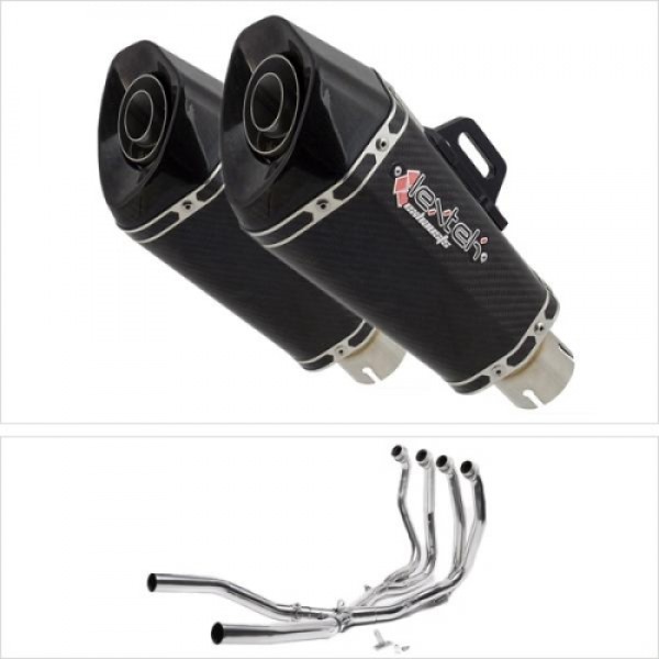 LEXTEK XP8C CARBON FIBRE EXHAUST SYSTEM 210MM FOR SUZUKI GSX 1300 R HAYABUSA 2021-2023 PART # EXKT120