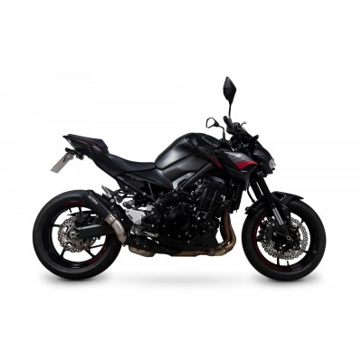 SCORPION RED POWER SLIP-ON BLACK CERAMIC FOR KAWASAKI Z 900 2020-2022 PART # PKA136BCER