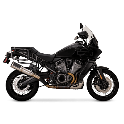 VANCE & HINES ADVENTURE HI-OUTPUT 450 BRUSHED EXHAUST FOR PAN AMERICA 2021-2023 PART # 16533
