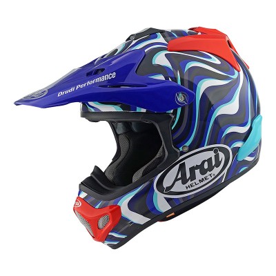 ARAI MX-V EVO STREAM BLUE HELMET