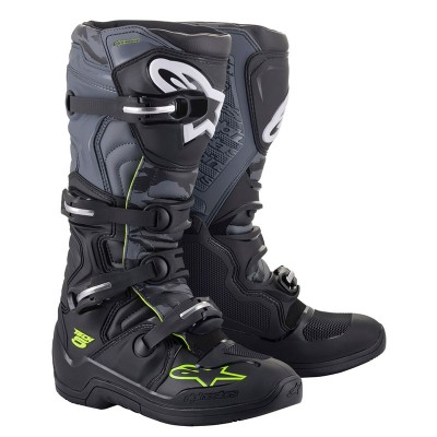 ALPINESTARS TECH 5 BLACK GREY YELLOW FLUO BOOTS