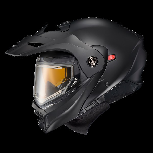 SCORPION USA EXO-AT960 SOLID ELECTRIC MATTE BLACK HELMET