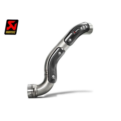 AKRAPOVIC LINK PIPE TITANIUM EXHAUST FOR BMW R NINET 2021 PART #L-B12SO11