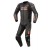 ALPINESTARS GP FORCE CHASER LEATHER 2PC BLACK RED FLUO SUIT