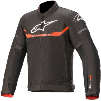 ALPINESTARS T-SPS AIR BLACK RED FLUO TEXTILE JACKET