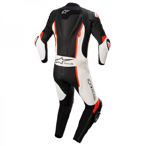 ALPINESTARS MISSILE V2 LEATHER WHITE RED SUIT