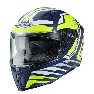 Caberg Avalon Forge Blue White Yellow Fluo Helmet