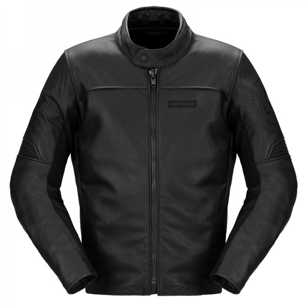 Spidi Genesis Leather Black Jacket